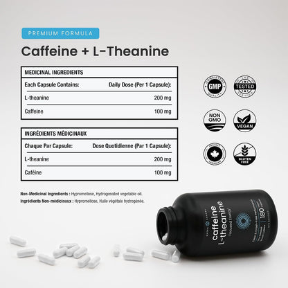 Caffeine + L-Theanine Capsules
