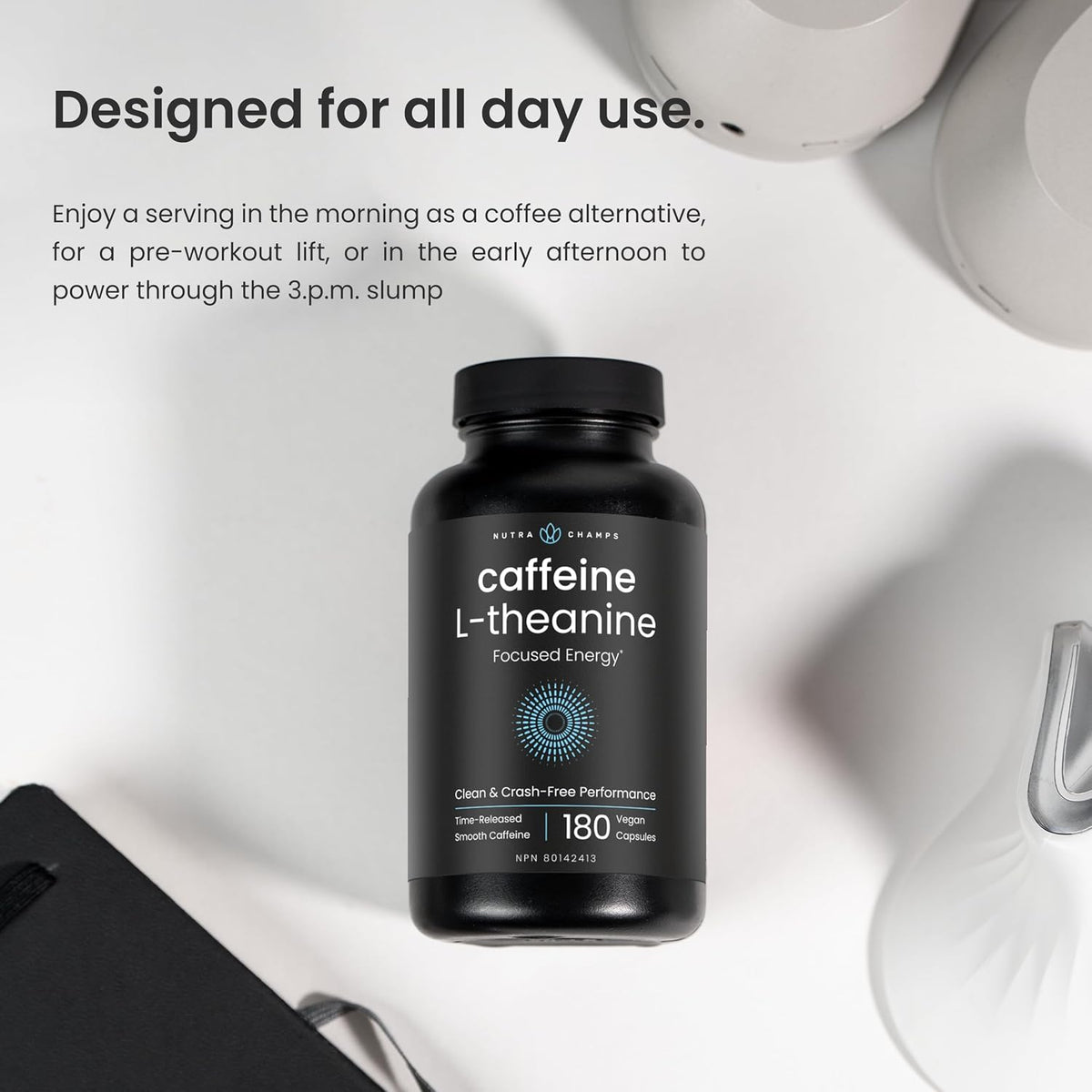 Caffeine + L-Theanine Capsules