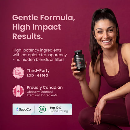 D-Mannose, Hibiscus + Cranberry Capsules