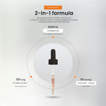 Vitamin D3 + K2 Drops