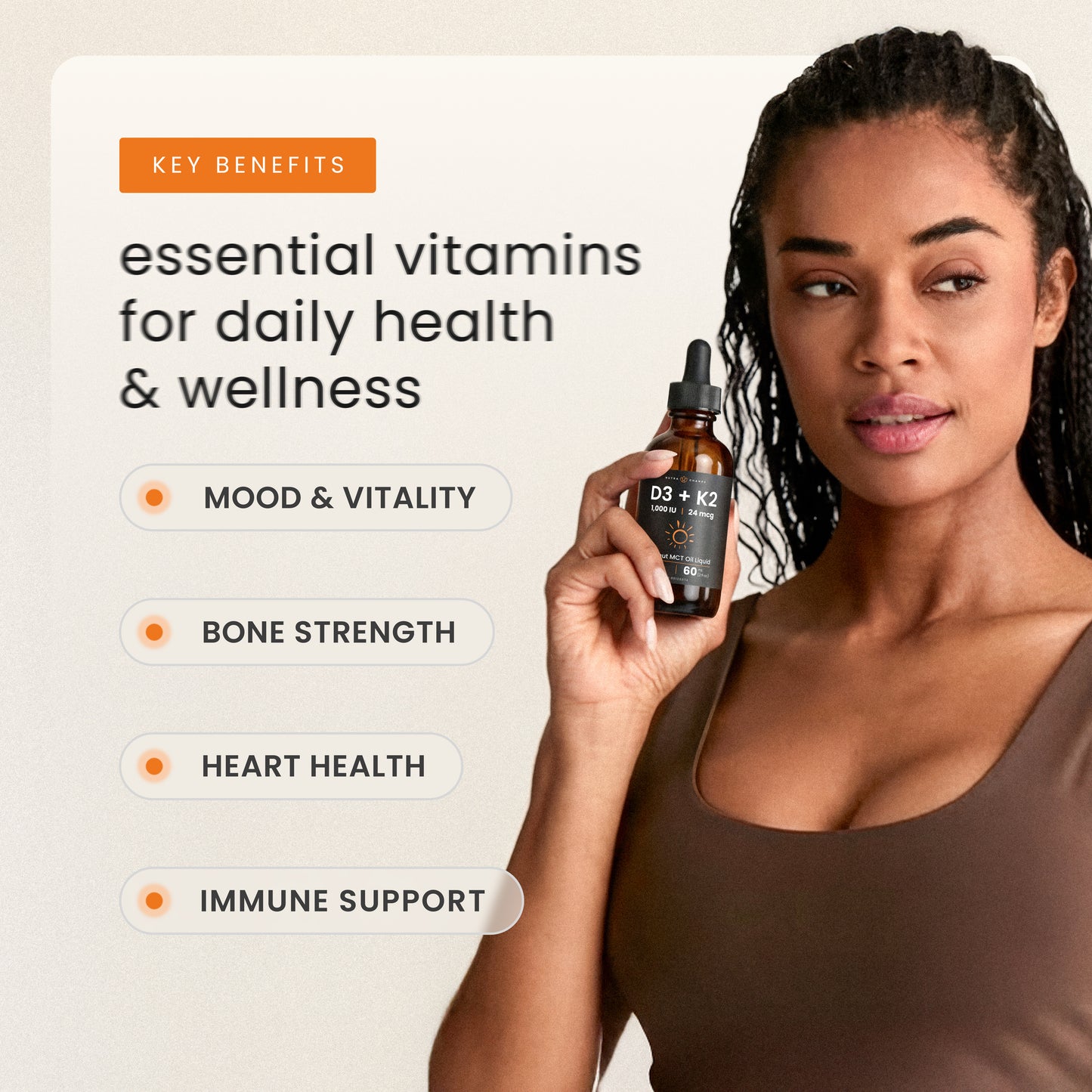 Vitamin D3 + K2 Drops