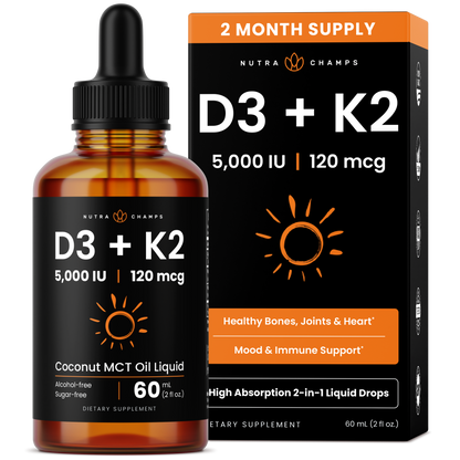 Vitamin D3 + K2 Drops