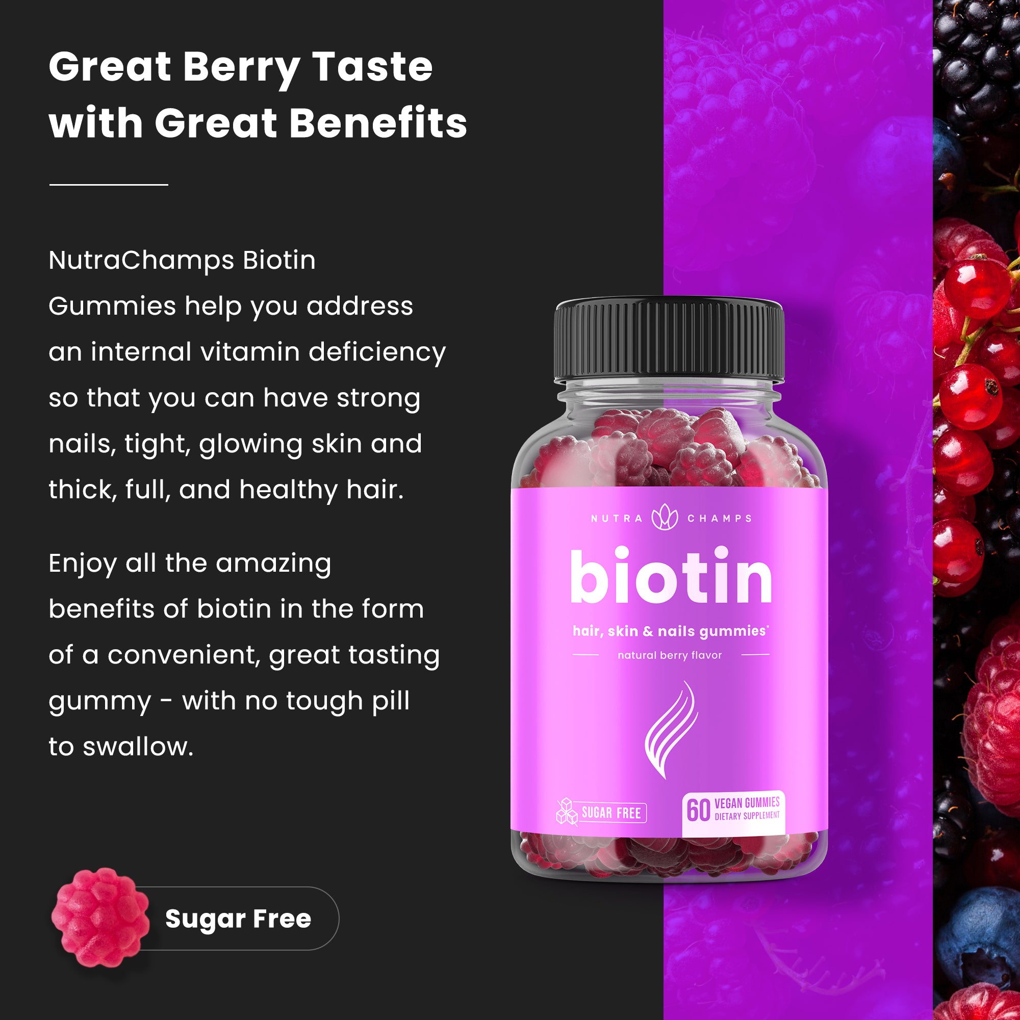 Sugar Free Biotin Gummies