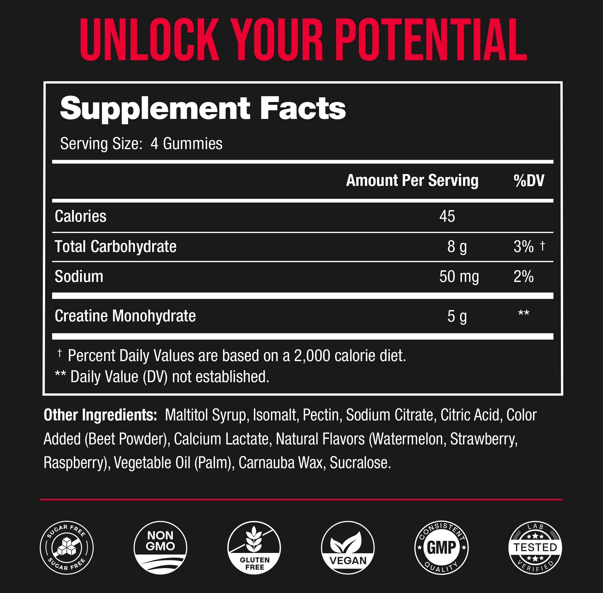 Creatine Monohydrate Gummies