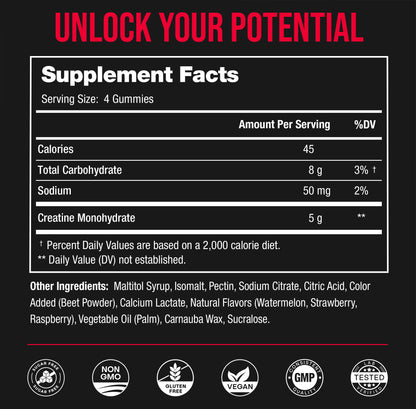 Creatine Monohydrate Gummies