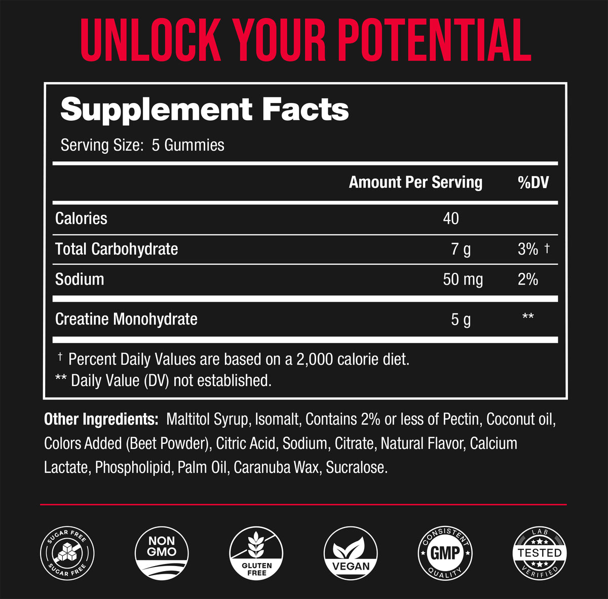 Creatine Monohydrate Gummies