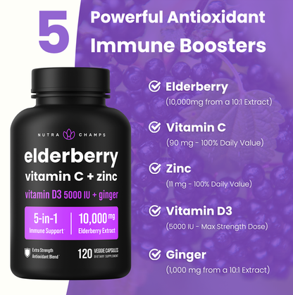Elderberry 5-in-1 Capsules