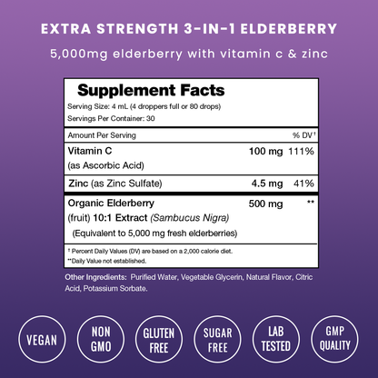 Elderberry Drops Plus