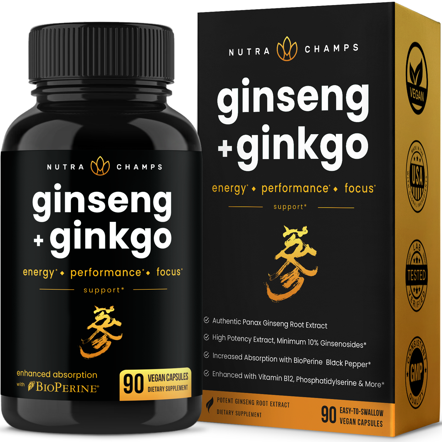 Korean Panax Ginseng & Ginkgo Biloba