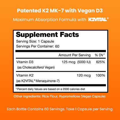 Vitamin D3 + K2