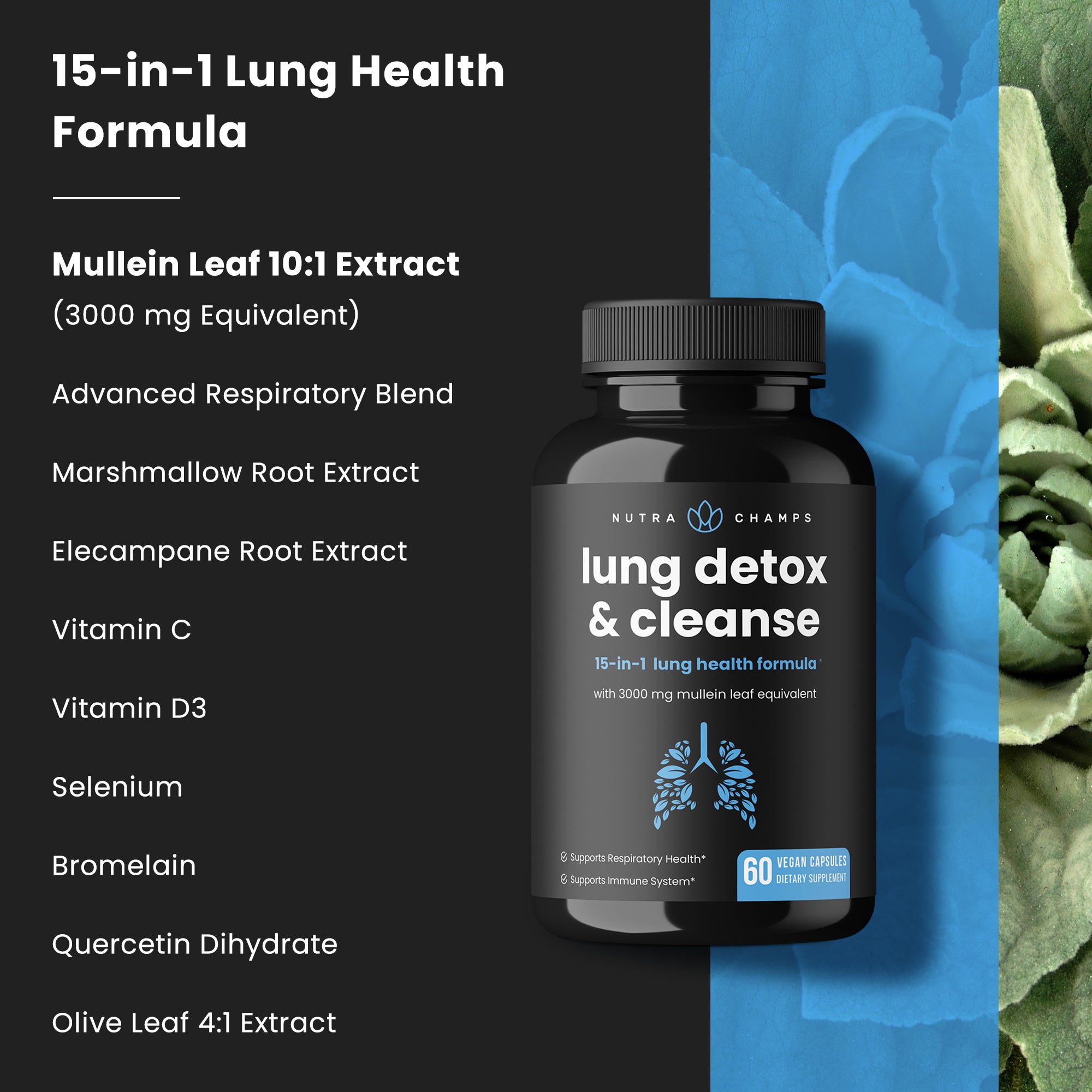 Lung Detox & Cleanse Capsules - NutraChamps