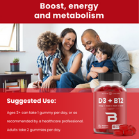 Vitamin D3 & B12 Gummies - Free for Life