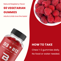 Vitamin D3 & B12 Gummies - Free for Life