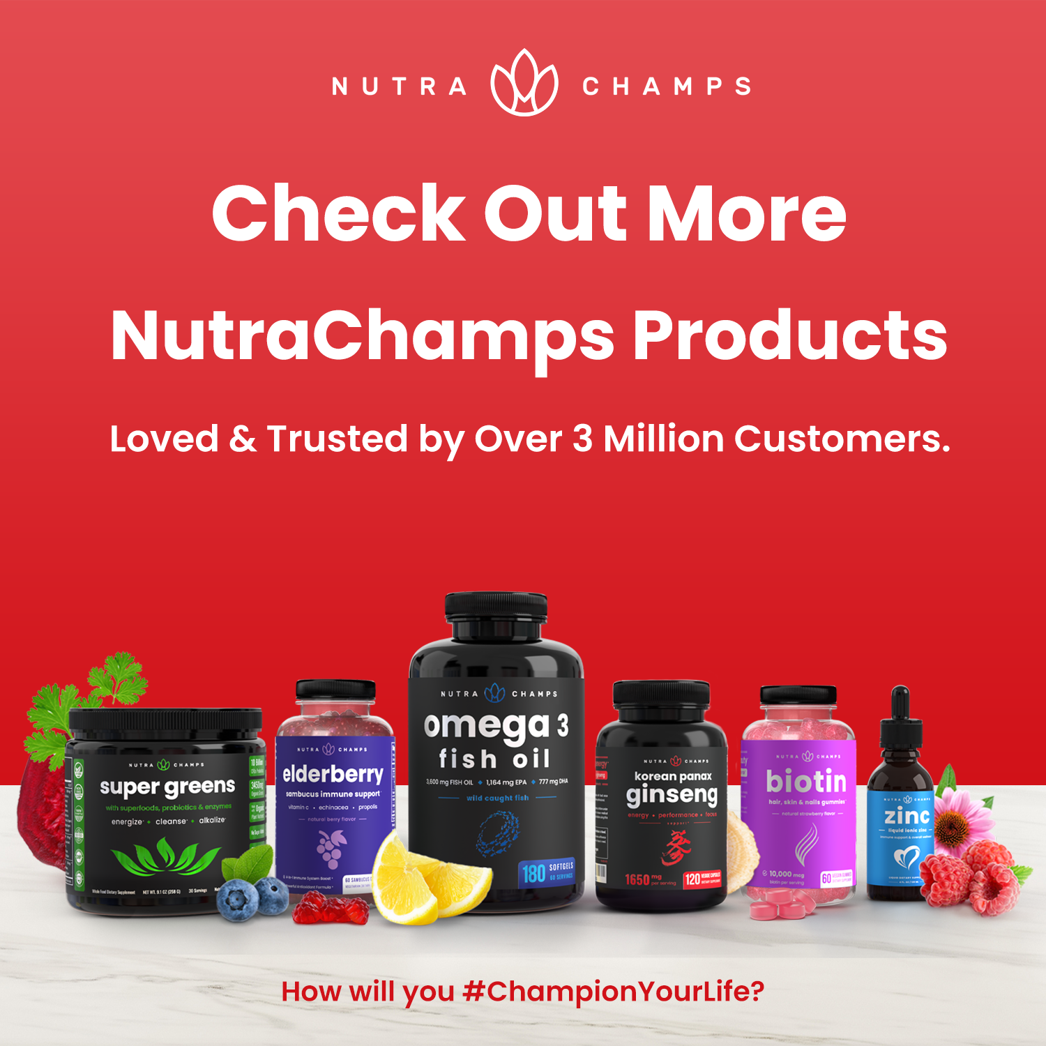 Vitamin D3 & B12 Gummies - Free for Life